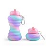 550ML Collapsible Water Bottle Silicone Leakproof