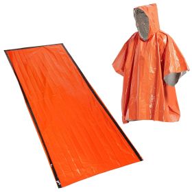 Outdoor Thermal Bivy Emergency Sleeping Bag (Ships From: China, Color: A)