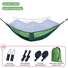 Sleeping hammock Swing, Double Chair (Ships From: China, Color: Upgrade mixed green)