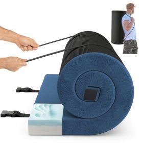 Sleeping mat with High density foam Cushion and Carrying Bag (Color: Navy)