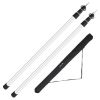 2Pcs Telescopic, Aluminum Awning Poles 3ft to 7.5ft