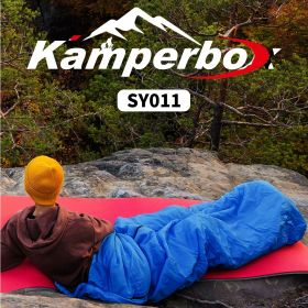 Kamperbox Camping Sleeping Bag (Color: Blue)