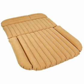 Inflatable SUV Backseat Mattress Pad with Pump (Color: as show)