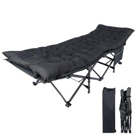 Foldable Lightweight Sleeping Cots for Camping (Color: as Pic)