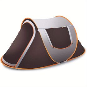 Family Camping Tent, can accommodate 3 to 4 People, Ventilation on All Sides, Wind/Rainproof (Color: 1PC)