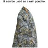 Camo Blanket Waterproof Poncho Liner