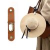 Leather Hat Holder Clip For Travel On Luggage