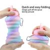 550ML Collapsible Water Bottle Silicone Leakproof