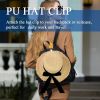 Leather Hat Holder Clip For Travel On Luggage