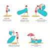 Inflatable Sofa; Ultralight Down Sleeping Bag; Air Bed