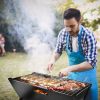 Portable barbecue grill, foldable charcoal grill
