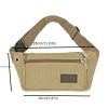 Multifunctional Canvas Waist Bag Fanny Pack