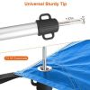 2Pcs Telescopic, Aluminum Awning Poles 3ft to 7.5ft