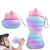 550ML Collapsible Water Bottle Silicone Leakproof