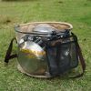 30L Folding Bucket; Dishwashing Telescopic Fishing Bucket