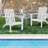Durable Acacia Wood Adirondack Lounge Armchair