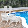 Durable Acacia Wood Adirondack Lounge Armchair