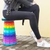 Camping Stool, Adjustable Collapsible Folding Chair