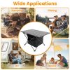 Foldable Camping Table With Storage Basket