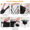Foldable Camping Table With Storage Basket