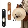 Leather Hat Holder Clip For Travel On Luggage