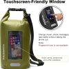 Waterproof Dry Bag 10L/20L/30L; Fishing Bag With Clear Phone Case