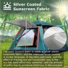 2-3 Person Camping Tent Foldable Waterproof with 2 Mosquito Nets Windows